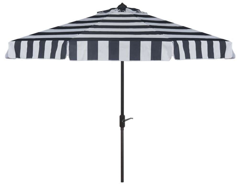 Safavieh - Elsa Fashion Line 11Ft Umbrell - Navy - White - PAT8103B veiw 1
