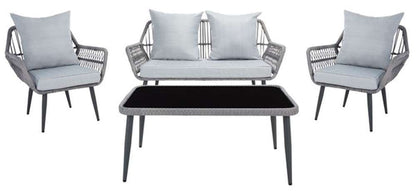 Safavieh - Elsbeth 4Pc Living Set - Grey - PAT9029B veiw 1