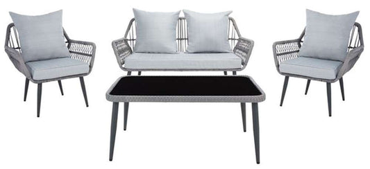 Safavieh - Elsbeth 4Pc Living Set - Grey - PAT9029B veiw 1
