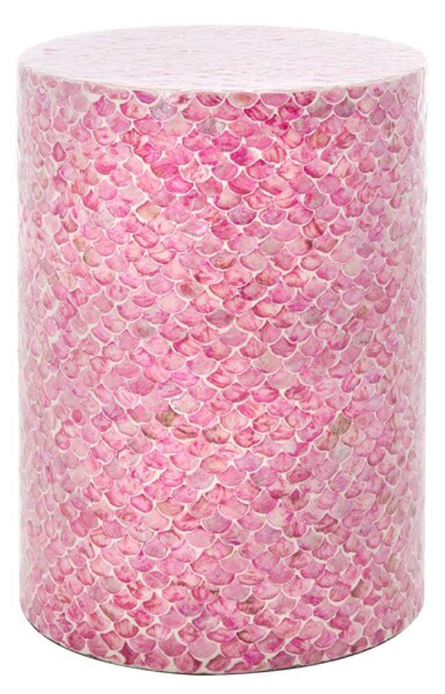 Safavieh - Emberlyn Round Accent Table - Dark Pink - ACC1800A veiw 1