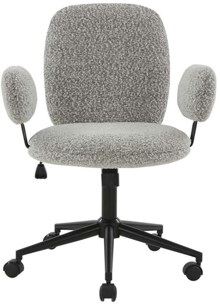 Safavieh - Couture - Emeril Adjustable Desk Chair - White - Black - SFV5056A veiw 1