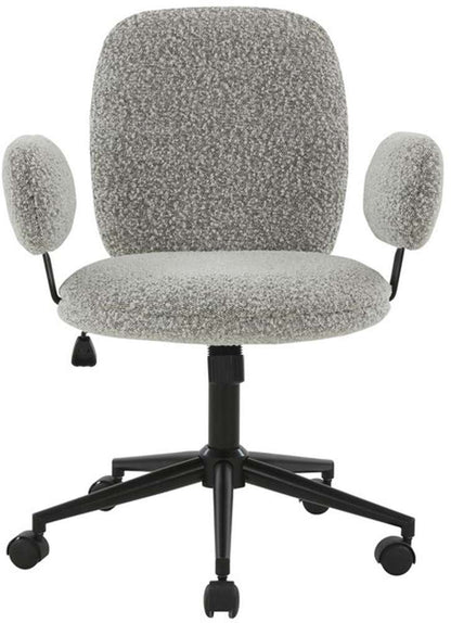 Safavieh - Couture - Emeril Adjustable Desk Chair - White - Black - SFV5056A veiw 1