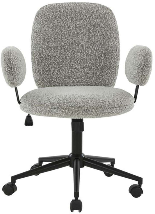 Safavieh - Couture - Emeril Adjustable Desk Chair - White - Black - SFV5056A veiw 1