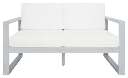 Safavieh - Emiko Outdoor Bench - Grey - Beige - PAT7302B veiw 1