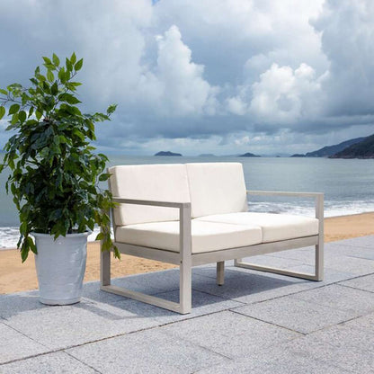 Safavieh - Emiko Outdoor Bench - Grey - Beige - PAT7302B veiw 2