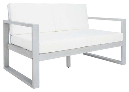 Safavieh - Emiko Outdoor Bench - Grey - Beige - PAT7302B veiw 4