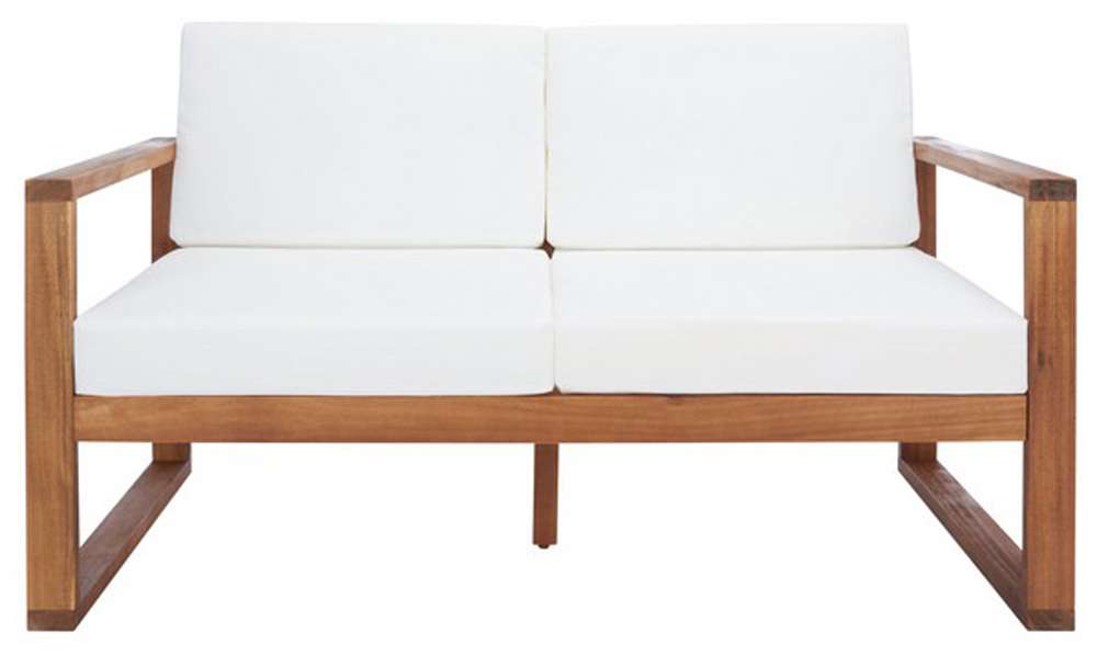 Safavieh - Emiko Outdoor Bench - Natural - Beige - PAT7302A veiw 1