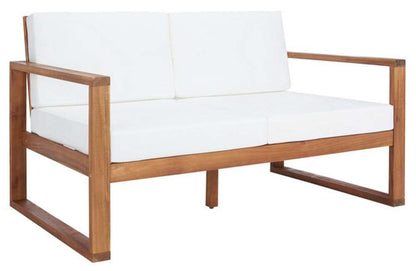 Safavieh - Emiko Outdoor Bench - Natural - Beige - PAT7302A veiw 3