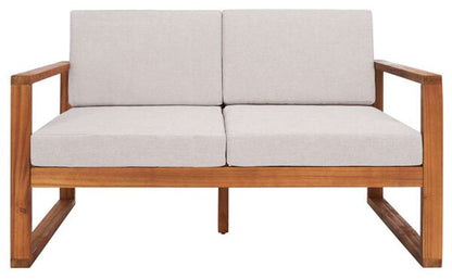 Safavieh - Emiko Outdoor Bench - Natural - Light Grey - PAT7302E veiw 1