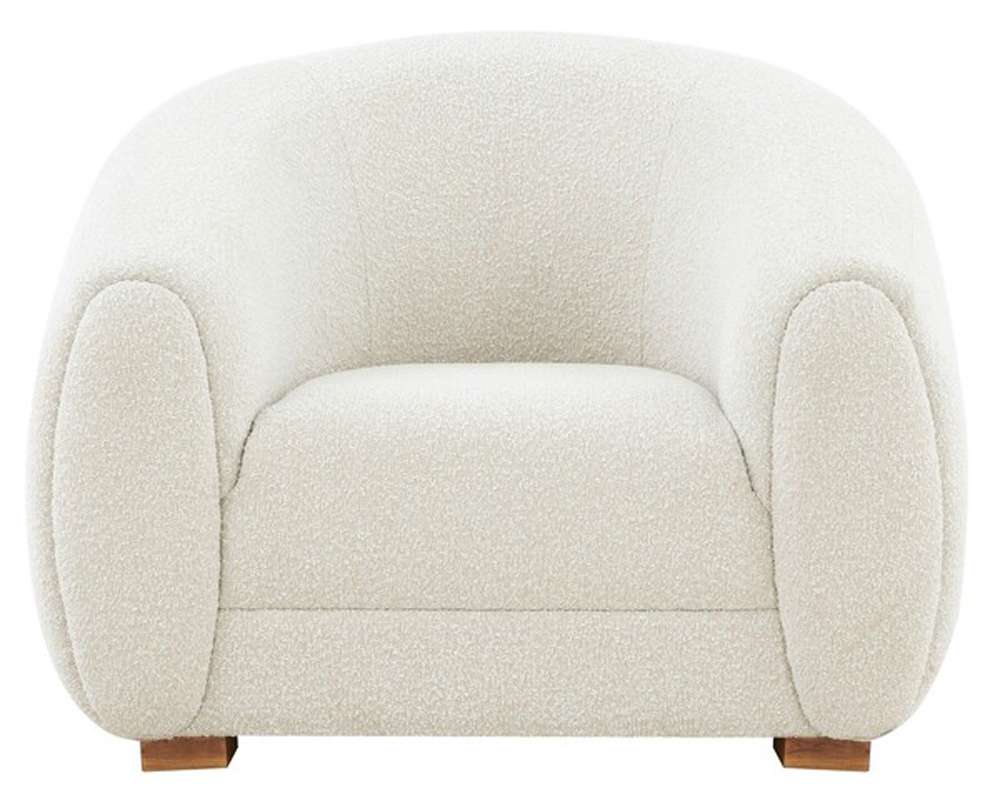 Safavieh - Couture - Emiliana Boucle Accent Chair - Ivory - SFV4769A veiw 1