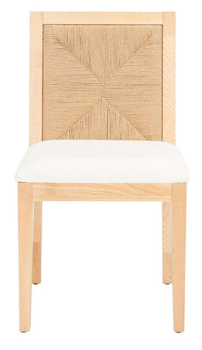 Safavieh - Couture - Emilio Woven Dining Chair - Natural  (Set of 2) - SFV4123B-SET2 veiw 1