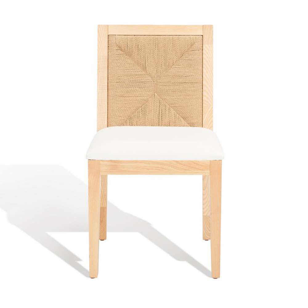 Safavieh - Couture - Emilio Woven Dining Chair - Natural  (Set of 2) - SFV4123B-SET2 veiw 2
