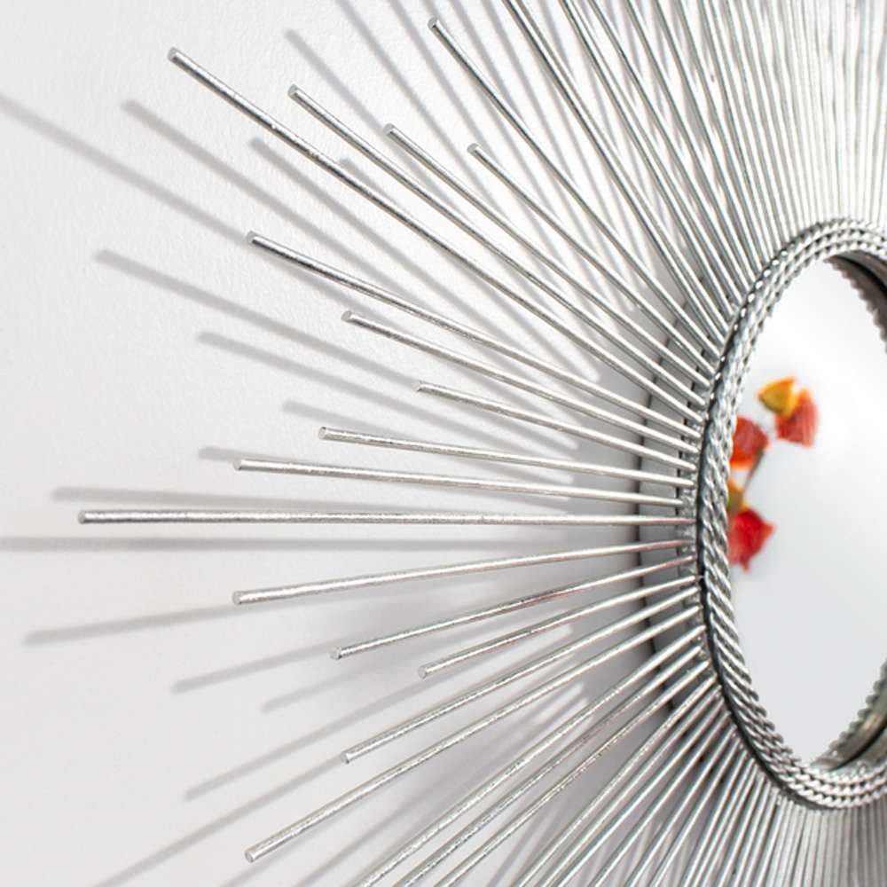 Safavieh - Emme Sunburst Mirror - Silver - MRR1003A veiw 2