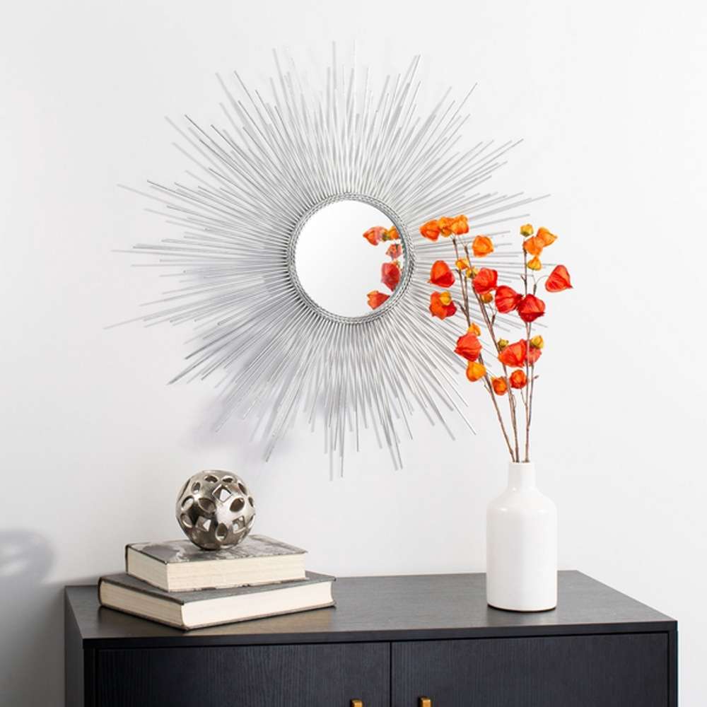 Safavieh - Emme Sunburst Mirror - Silver - MRR1003A veiw 3