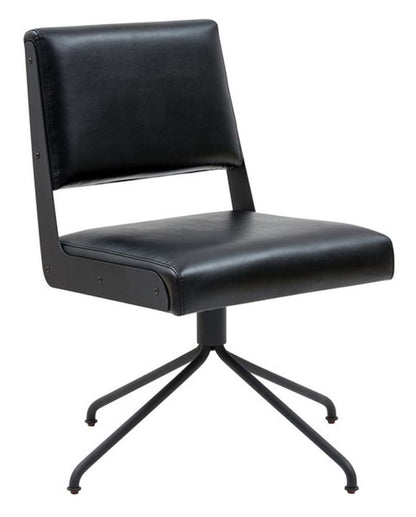 Safavieh - Couture - Emmeline Swivel Office Chair - Black - SFV4758C veiw 3