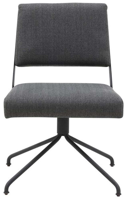 Safavieh - Couture - Emmeline Swivel Office Chair - Slate Grey - Black - SFV4758D veiw 1