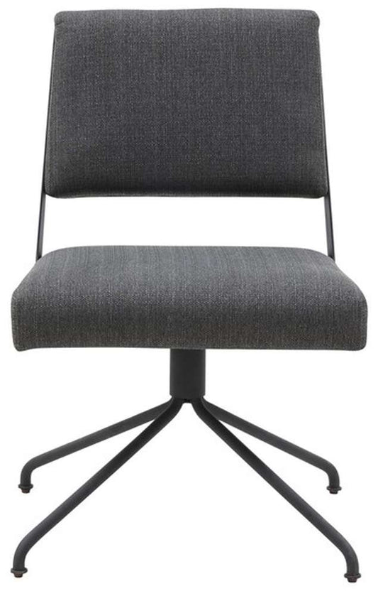 Safavieh - Couture - Emmeline Swivel Office Chair - Slate Grey - Black - SFV4758D veiw 1