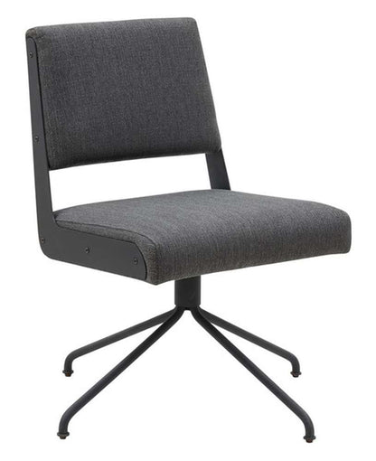 Safavieh - Couture - Emmeline Swivel Office Chair - Slate Grey - Black - SFV4758D veiw 3