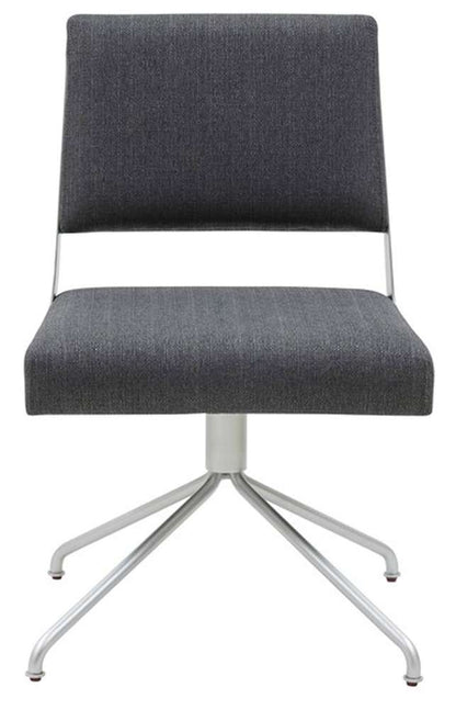 Safavieh - Couture - Emmeline Swivel Office Chair - Slate Grey - Silver - SFV4758F veiw 1