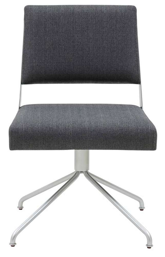 Safavieh - Couture - Emmeline Swivel Office Chair - Slate Grey - Silver - SFV4758F veiw 1