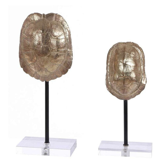 Safavieh - Eris Set Of 2 Turtle Shell Tab - Gold  (Set of 2) - RDC1206A-SET2 veiw 1