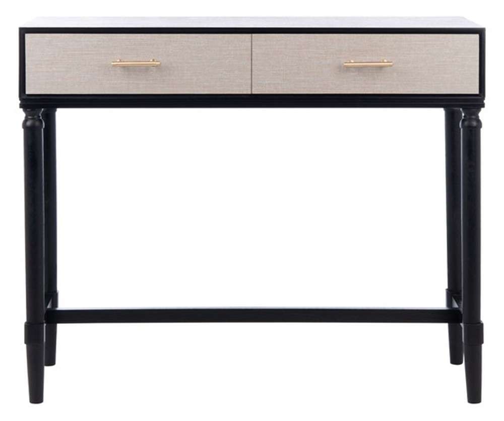 Safavieh - Estella 2Drw Console Table - Black - CNS5731B veiw 1