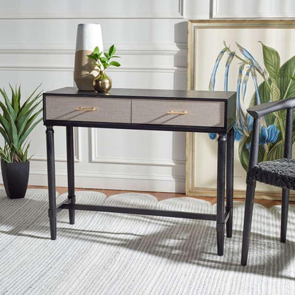 Safavieh - Estella 2Drw Console Table - Black - CNS5731B veiw 2