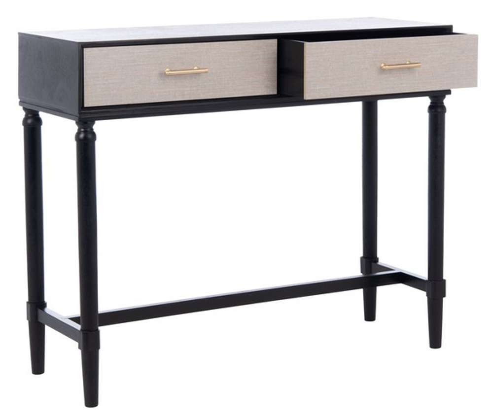Safavieh - Estella 2Drw Console Table - Black - CNS5731B veiw 3