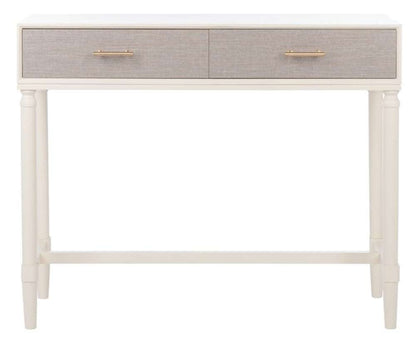 Safavieh - Estella 2Drw Console Table - Distrssed White - CNS5731A veiw 1