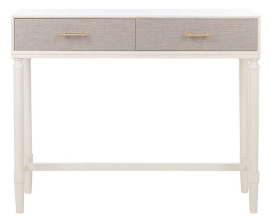 Safavieh - Estella 2Drw Console Table - Distrssed White - CNS5731A veiw 1