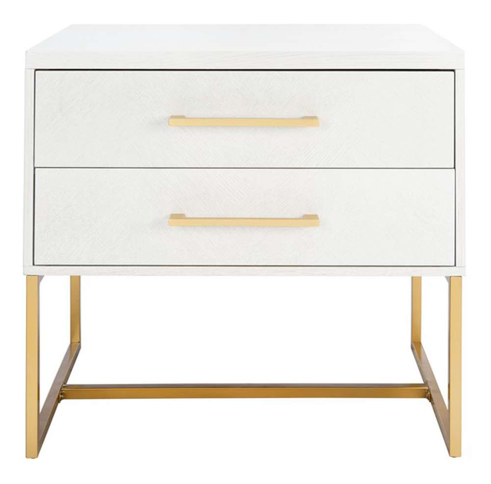 Safavieh - Estelle Nightstand - White - FOX6262C view 1