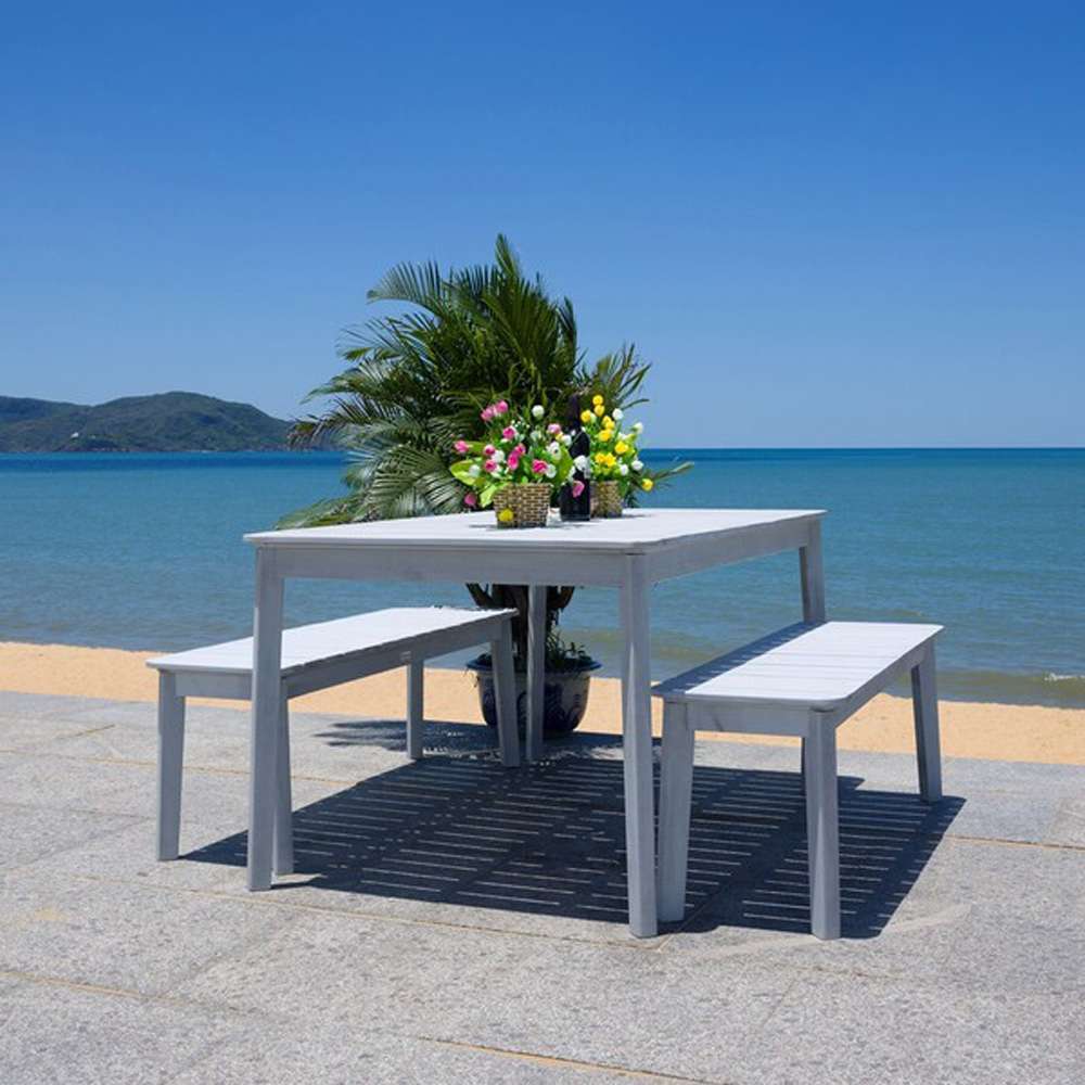 Safavieh - Europa Dining Set - Grey - PAT7082B veiw 2