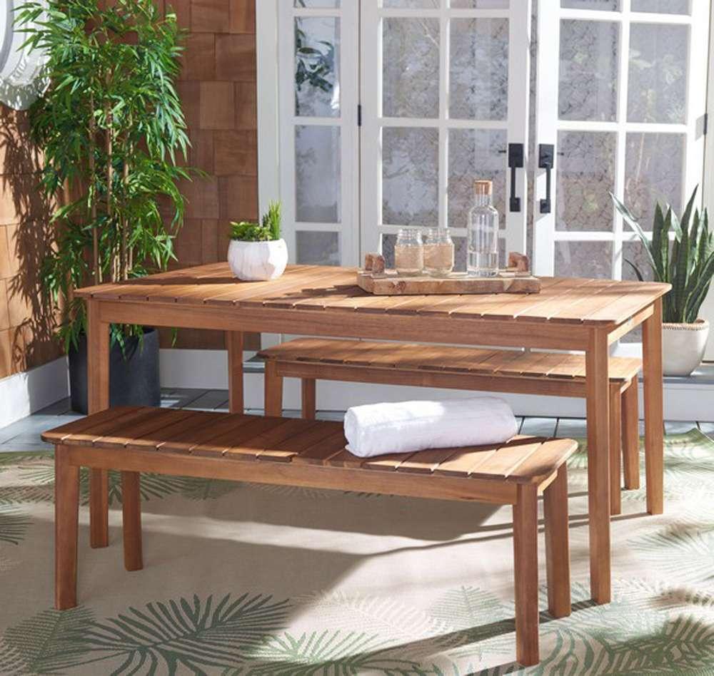 Safavieh - Europa Dining Set - Natural - PAT7082A veiw 3