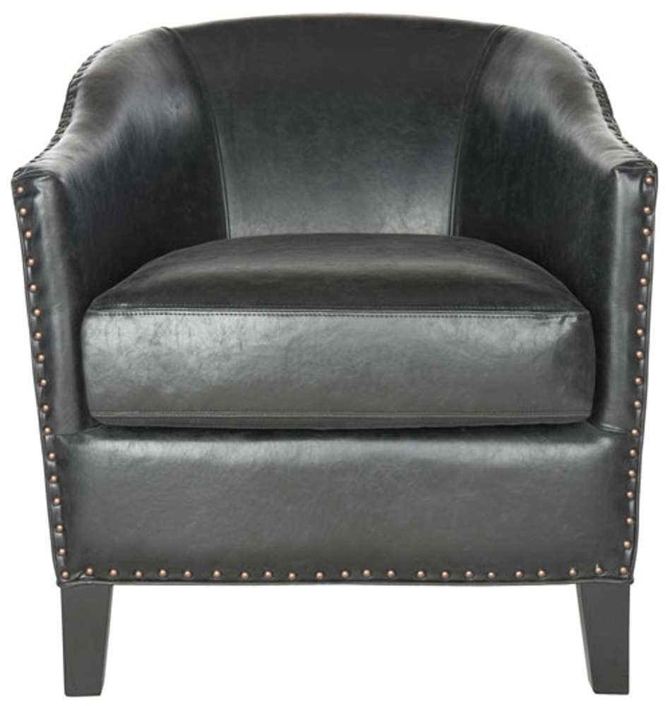 Safavieh - Evander Club Chair - Antique Black - MCR4732A veiw 1