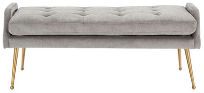 Safavieh - Everdeen Bench - Silver Grey - Gold - BCH5200B veiw 1