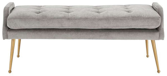 Safavieh - Everdeen Bench - Silver Grey - Gold - BCH5200B veiw 1