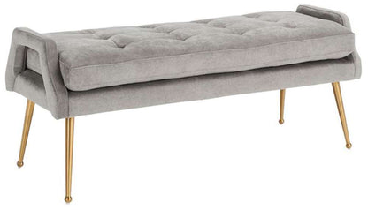 Safavieh - Everdeen Bench - Silver Grey - Gold - BCH5200B veiw 3