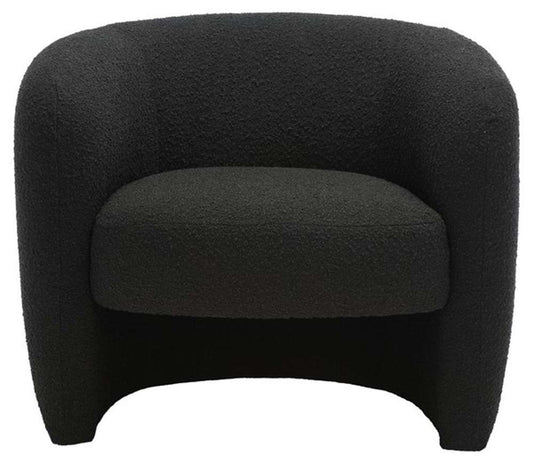 Safavieh - Couture - Everly Barrel Back Accent Chair - Black - SFV5029B veiw 1