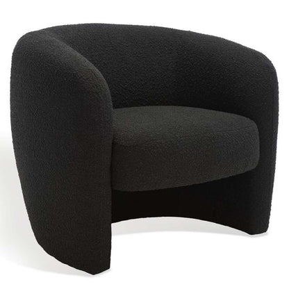 Safavieh - Couture - Everly Barrel Back Accent Chair - Black - SFV5029B veiw 4