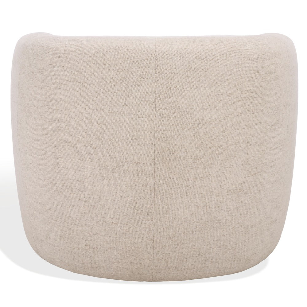 Safavieh - Everly Chenille Barrel Back Accent Chair / Taupe - SFV5029F view 5