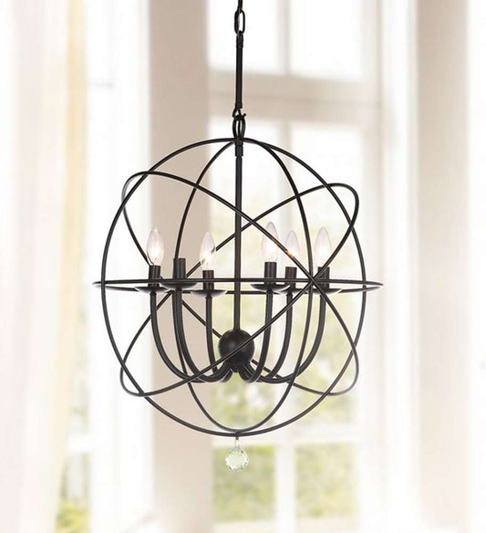 Safavieh - Evie Chandelier - Black - LIT4521A veiw 1