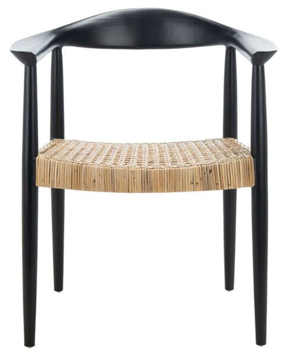 Safavieh - Eyre Rattan Peel Accent Chair - Black - Natural - ACH1008A veiw 1