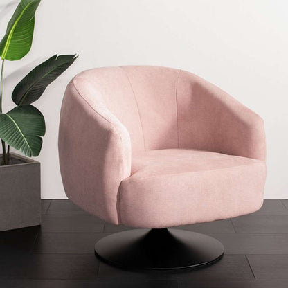 Safavieh - Ezro Upholstered Accent Chair - Blush - ACH5105C veiw 2