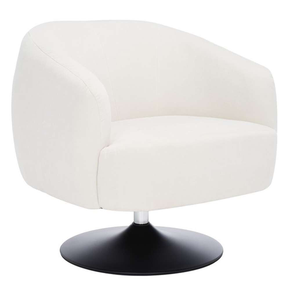 Safavieh - Ezro Upholstered Accent Chair - Creme - ACH5105A veiw 3