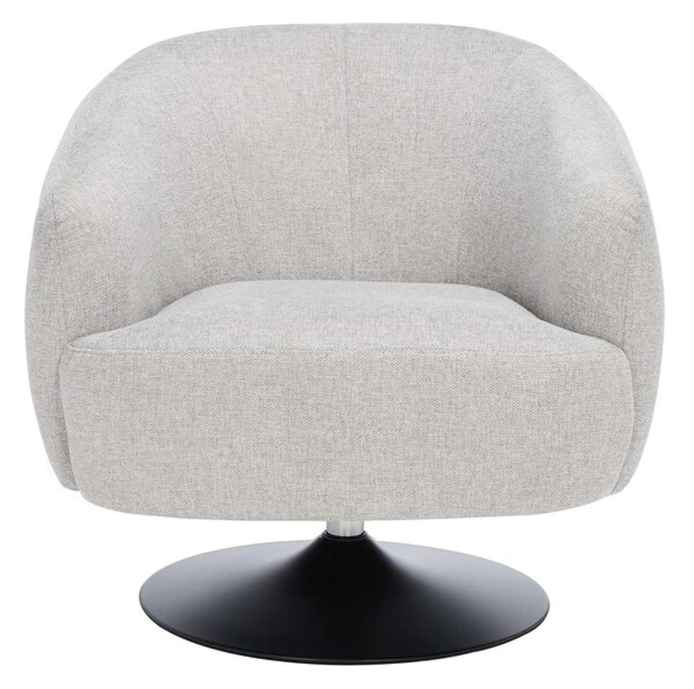 Safavieh - Ezro Upholstered Accent Chair - Light Grey - ACH5105B veiw 1
