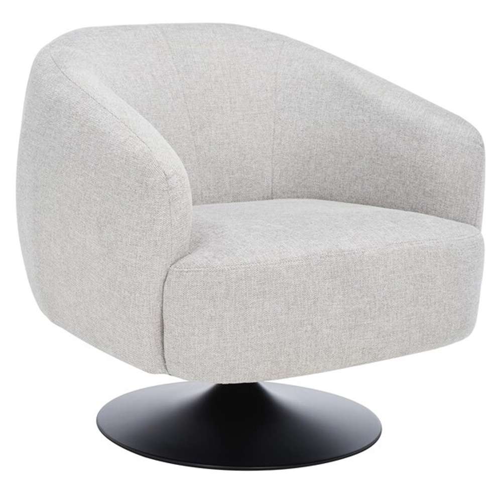 Safavieh - Ezro Upholstered Accent Chair - Light Grey - ACH5105B veiw 3