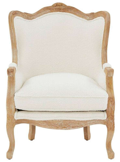Safavieh - Couture - Fallon Wing Chair - Ivory - MCR4901C veiw 1
