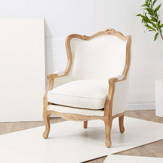 Safavieh - Couture - Fallon Wing Chair - Ivory - MCR4901C veiw 2