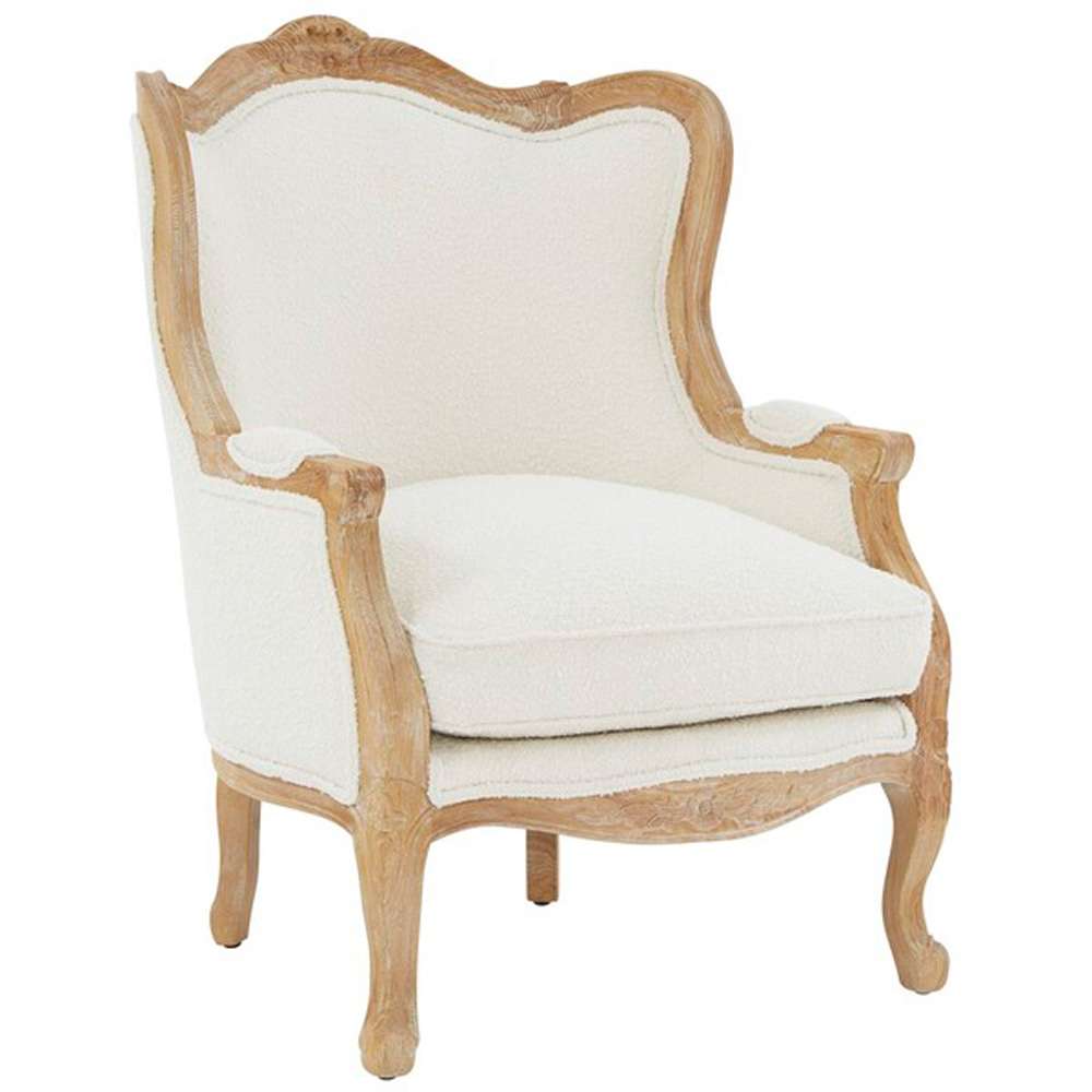 Safavieh - Couture - Fallon Wing Chair - Ivory - MCR4901C veiw 3