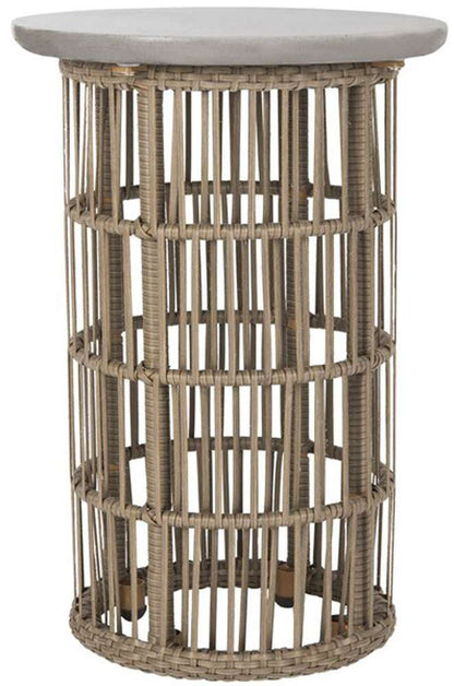 Safavieh - Fane In/Outdoor Accent Table - Dark Grey - VNN1022A veiw 1